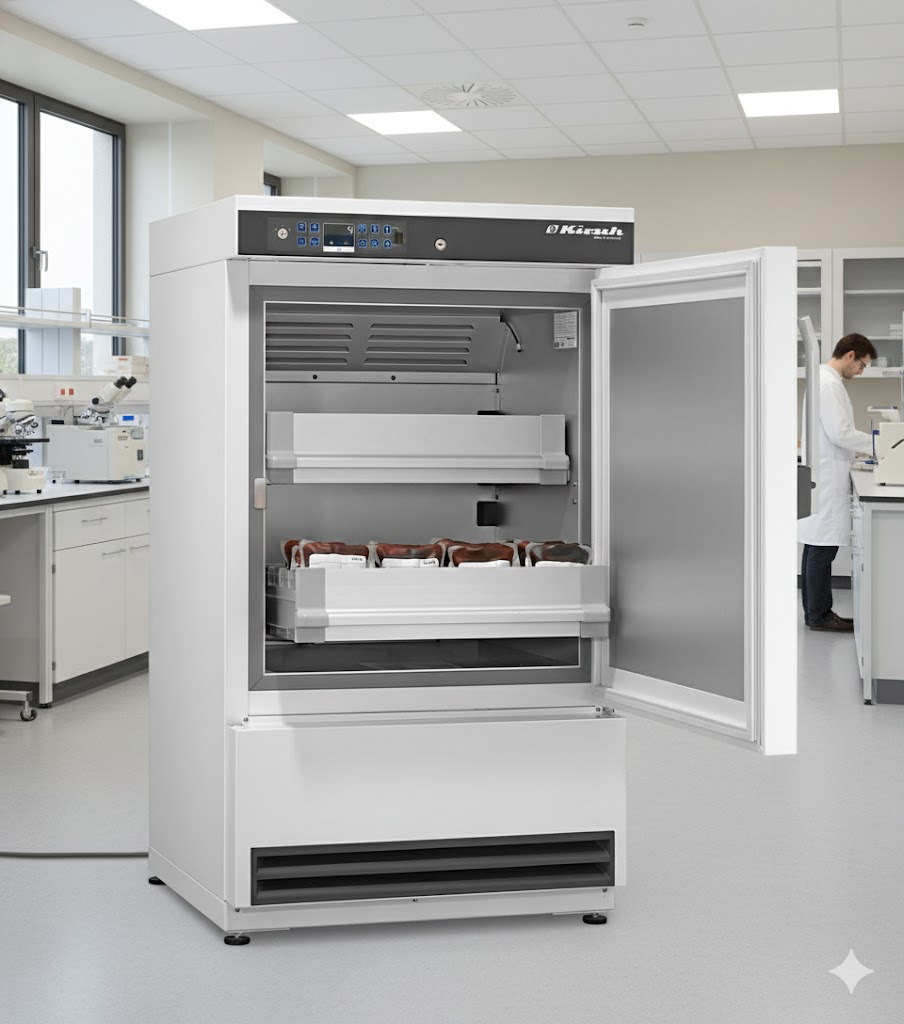 Blood plasma freezer