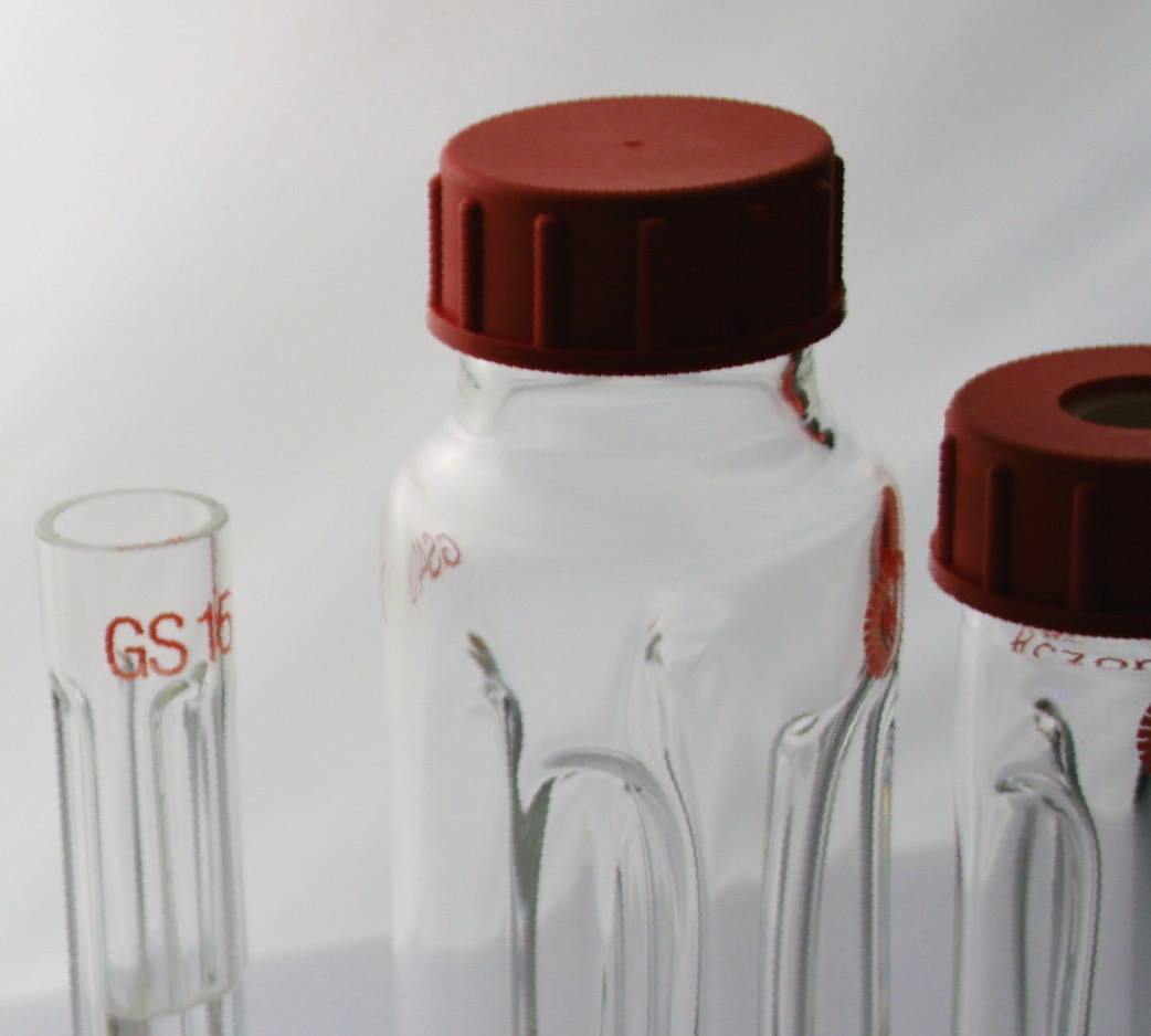 Dispersing vessel GS 15K / Cloverleaf-like shaped dispersing vessel made of borosilicate


