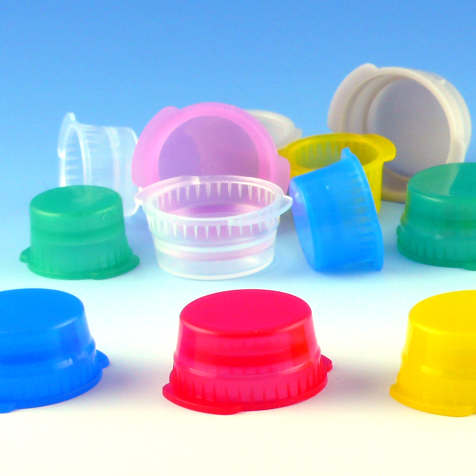Snap Caps with Two Thumb Tabs - For 16mm Tubes