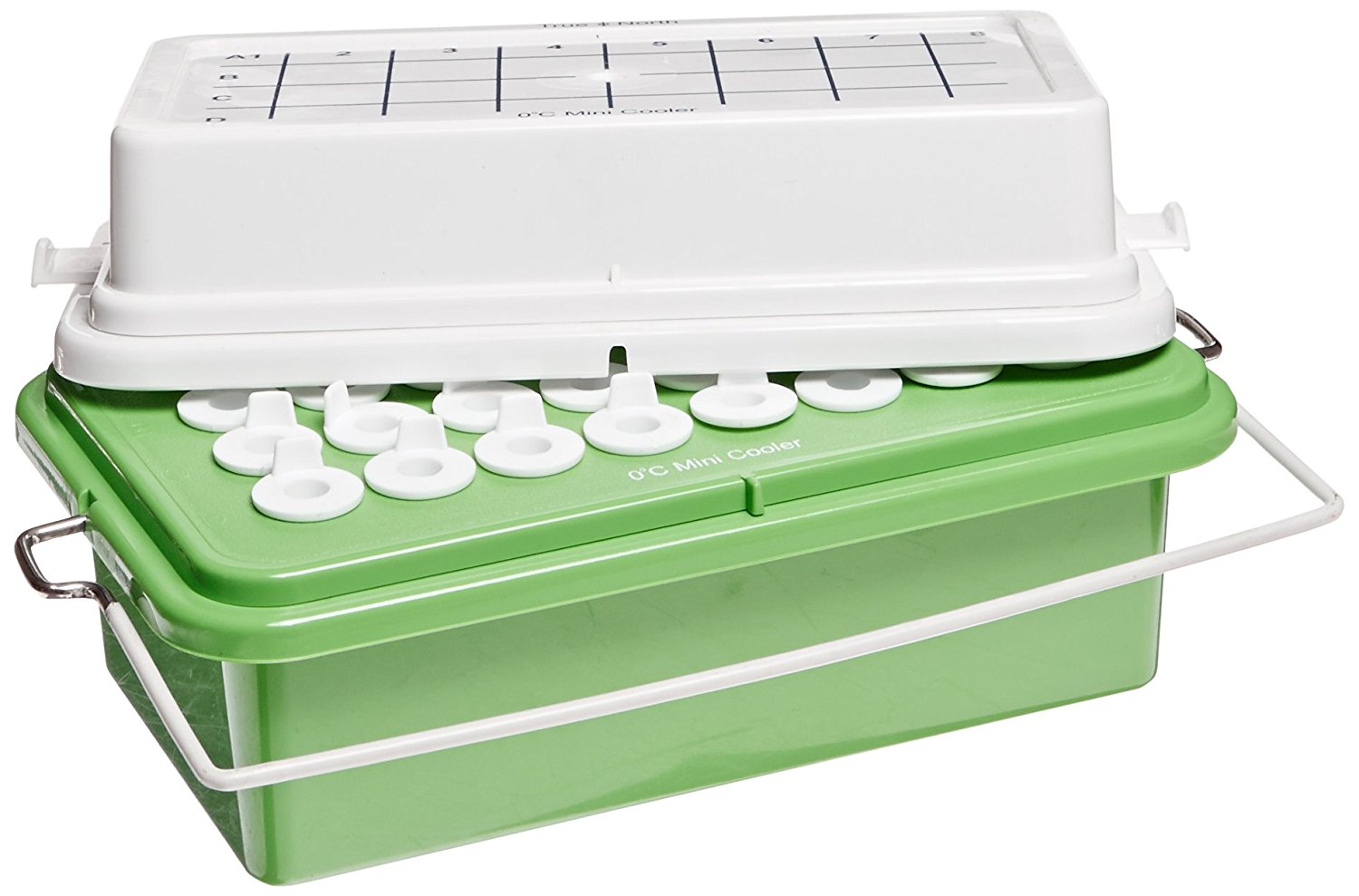32-PLACE MINI BENCHTOP COOLERS, Gel Lid, Green 