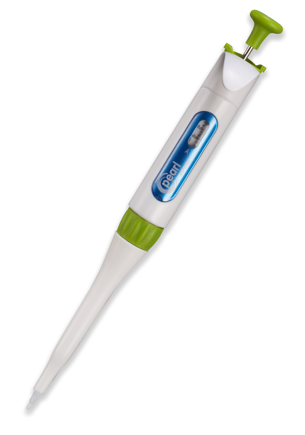 ADJUSTABLE VOLUME PIPETTES, SINGLE CHANNEL, White/ Green
