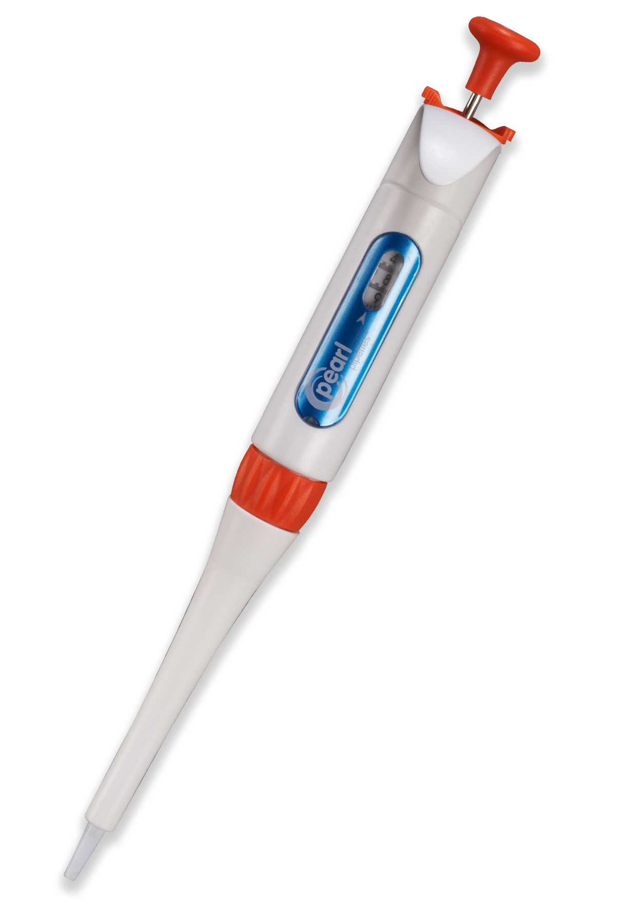 ADJUSTABLE VOLUME PIPETTES, SINGLE CHANNEL, White/ Orange

