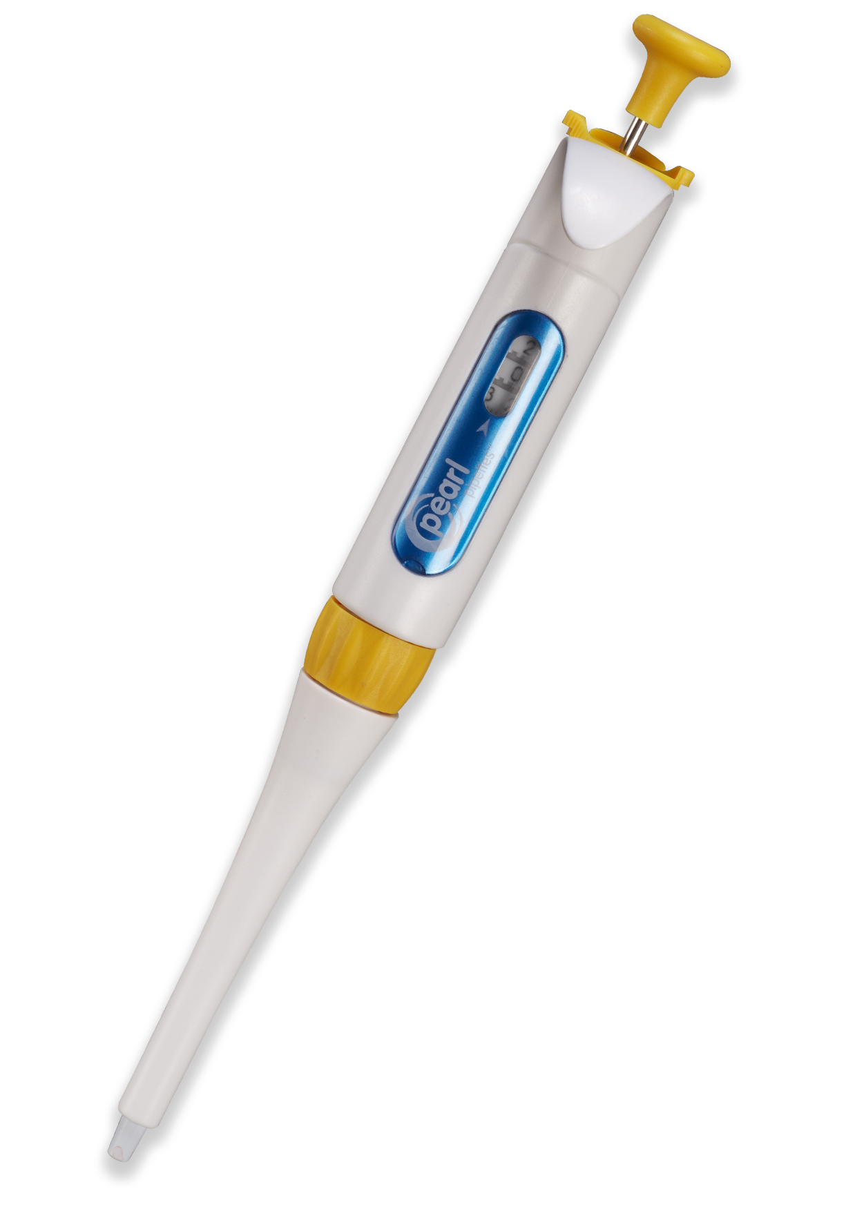 ADJUSTABLE VOLUME PIPETTES, SINGLE CHANNEL, White/ Yellow
