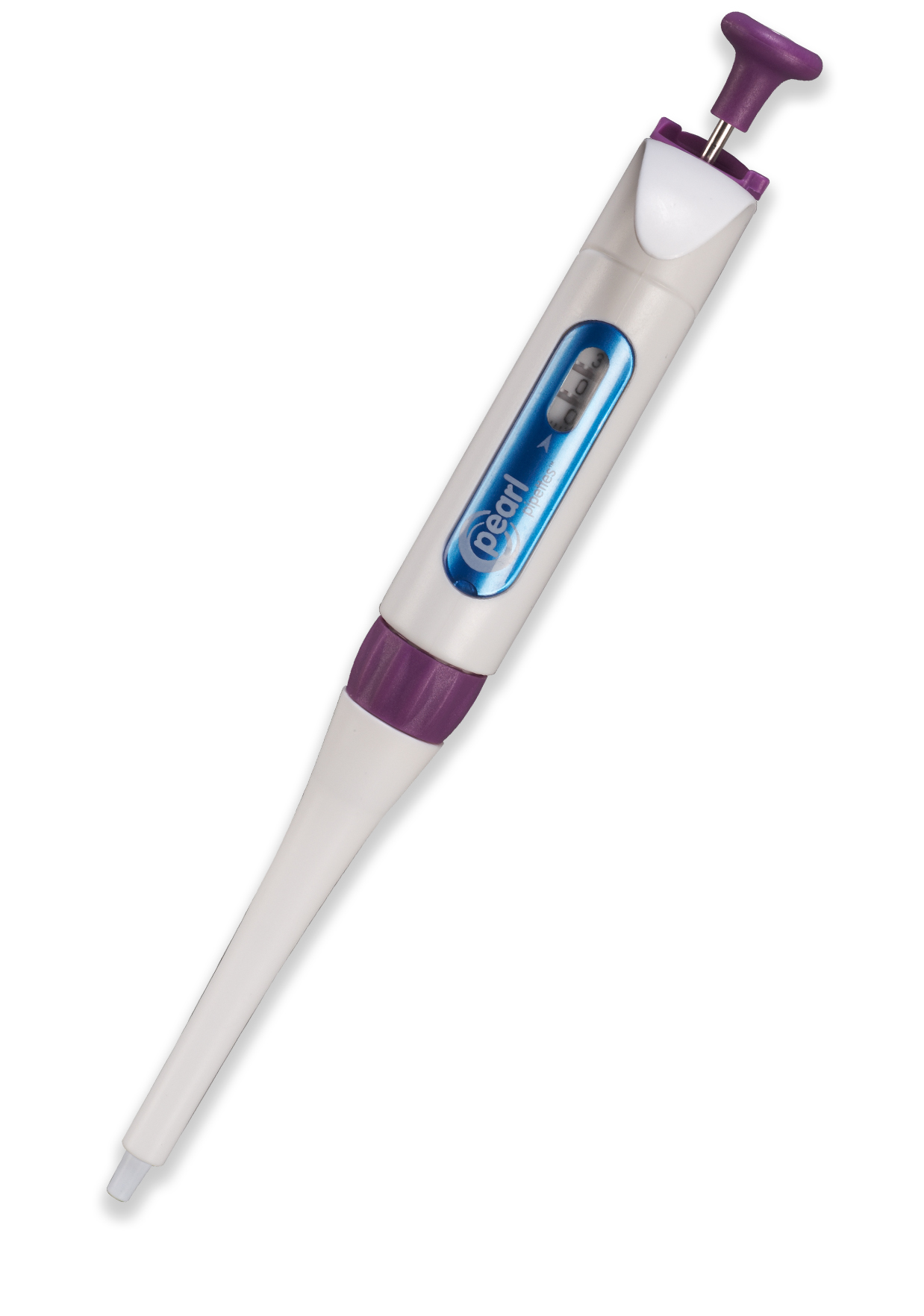 ADJUSTABLE VOLUME PIPETTES, SINGLE CHANNEL, White/ Purple	
