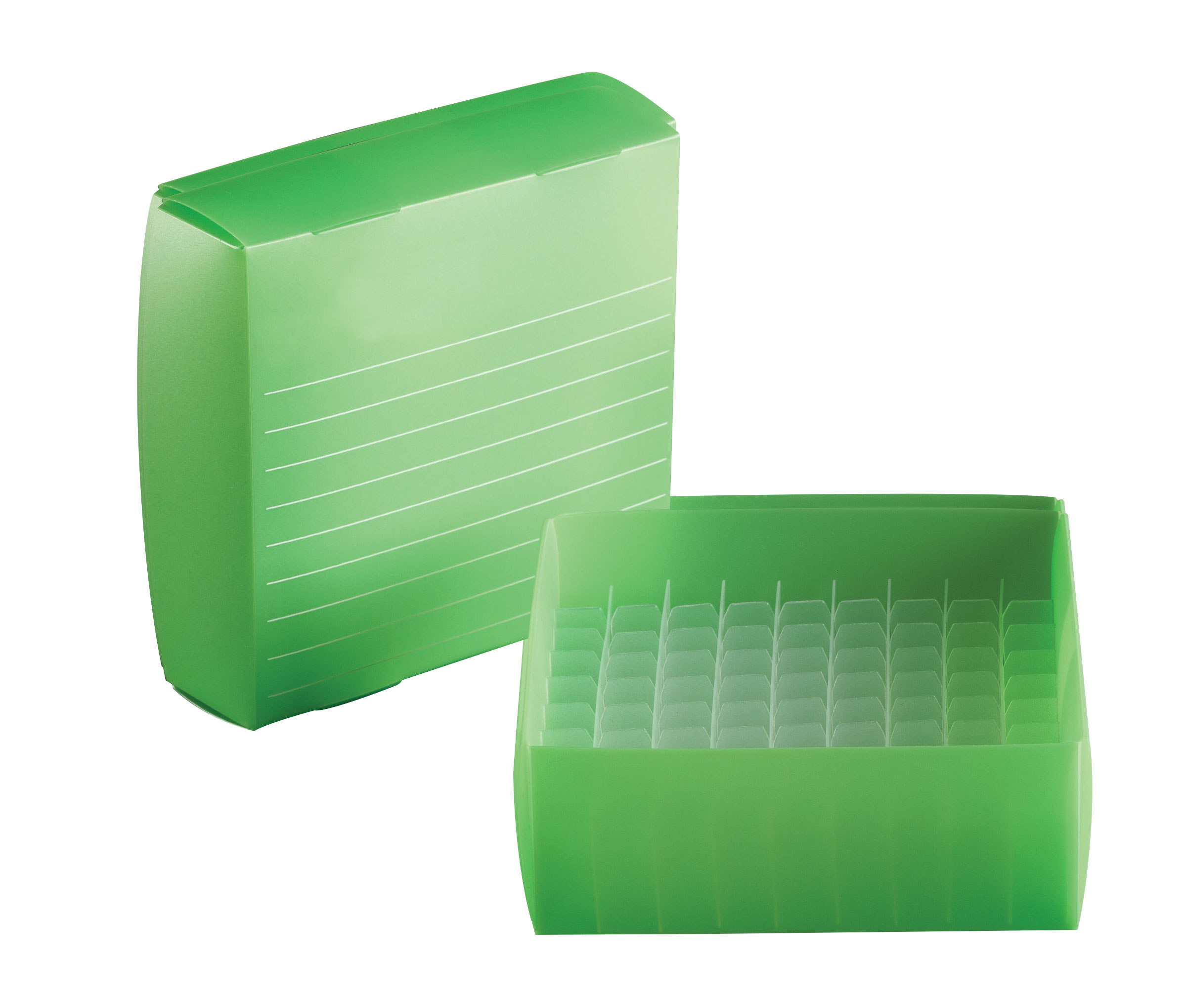 THIN FILM FREEZER BOXES,  1.5/2mL, 81-Place, Green
