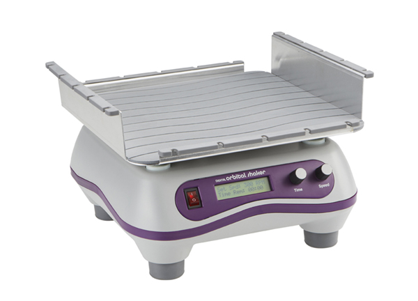 DIGITAL ORBITAL SHAKER, Universal Plug, Purple/Grey 