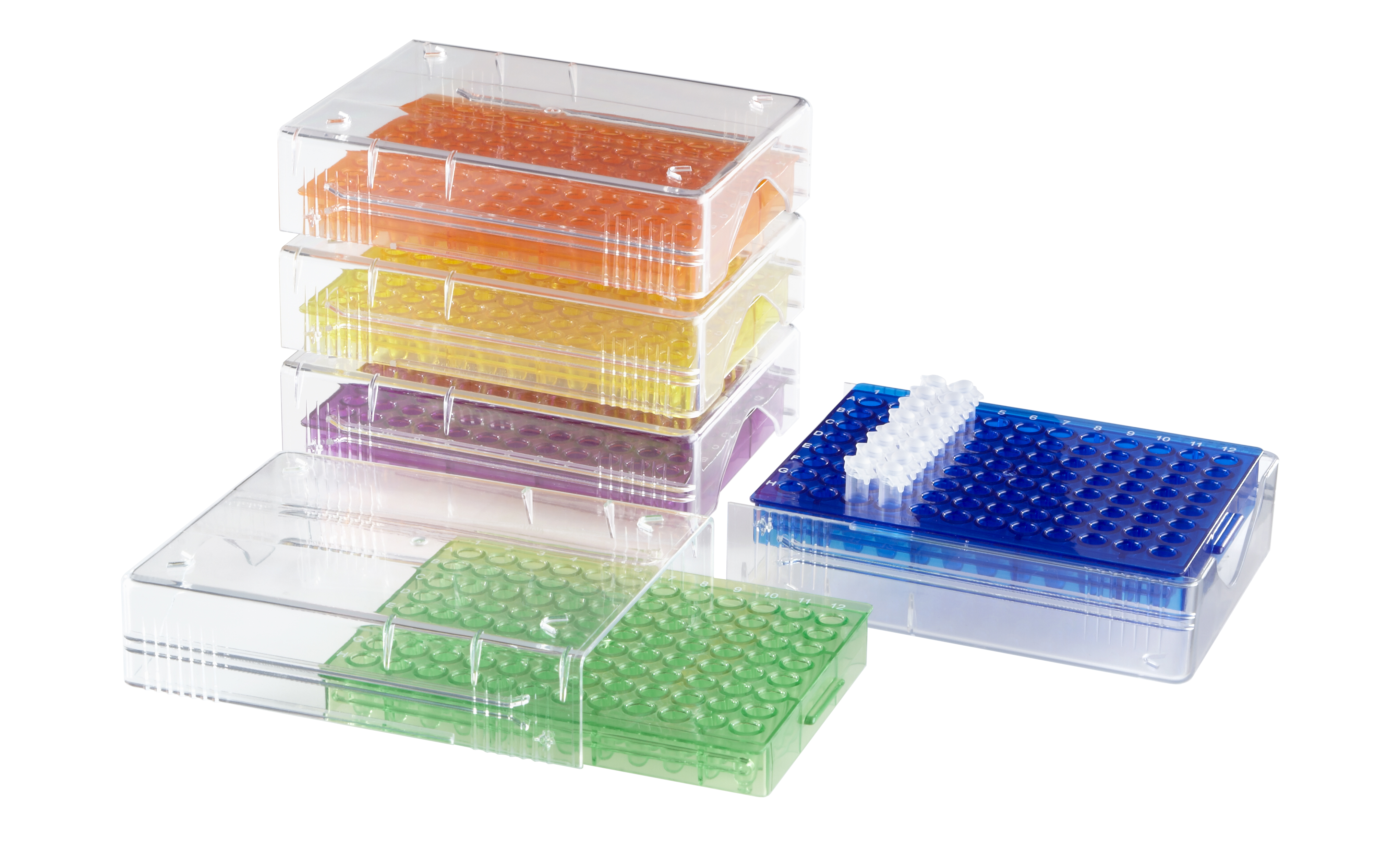 Low Temp PCR® Rack, 96 well, Assorted
