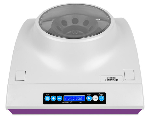 CLINICAL BENCHTOP CENTRIFUGE, Grey/Purple 