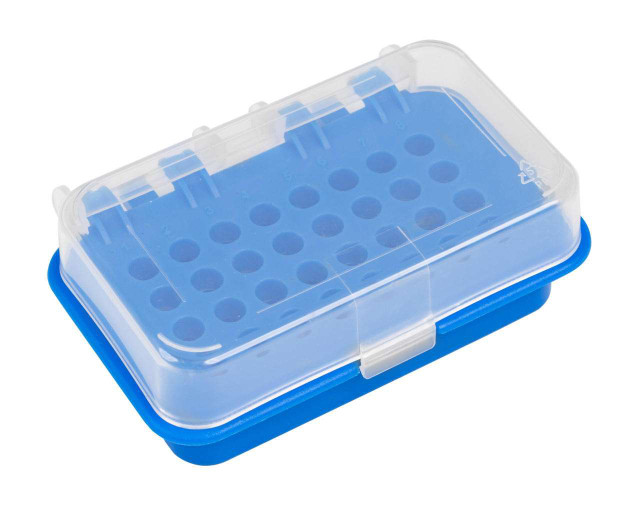 32-PLACE PCR RACK, Blue 