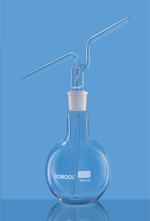 GLASS WASH BOTTLE Set With I/C Stopper