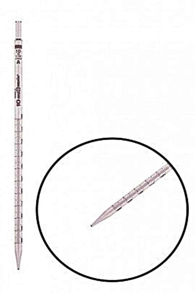 SEROLOGICAL PIPETTES, WIDE TIP, GRADUATED TO TIP, 10 ml