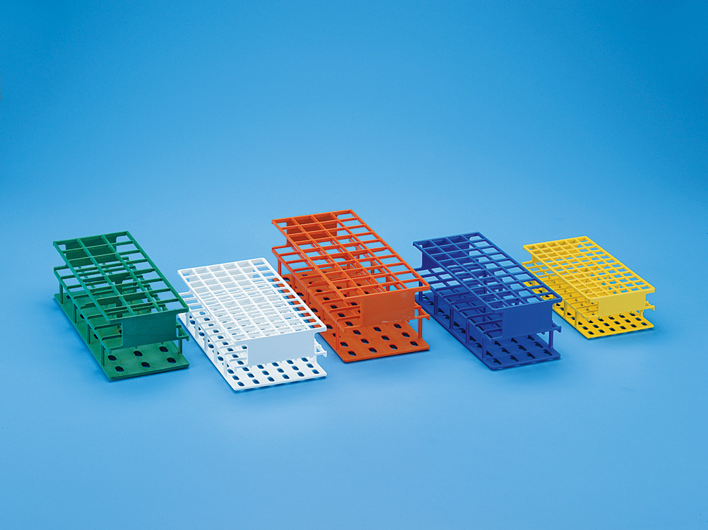 Test Tube Rack POLYWIRE Yellow-Re-enforced Nylon-25mm