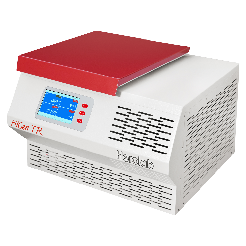 HiCen TR, Refrigerated Table Top Centrifuge with Touch Screen