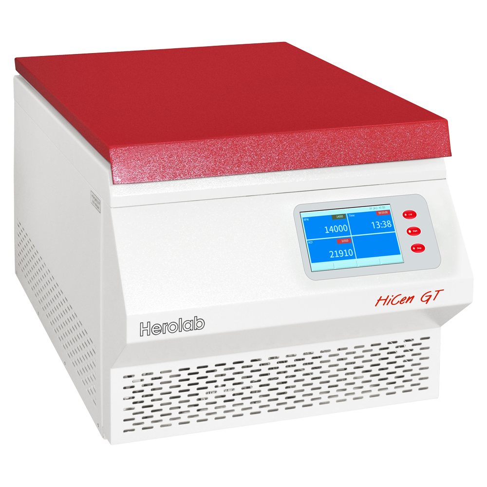 HiCen GT, General Purpose Table Top Centrifuge without Cooling with Touch Screen