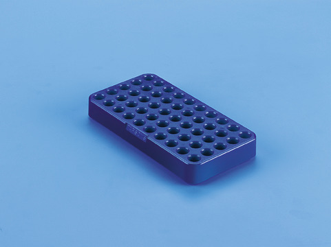 Rack for CRYOCHILL™vials-self standing base-PC-White-50 places