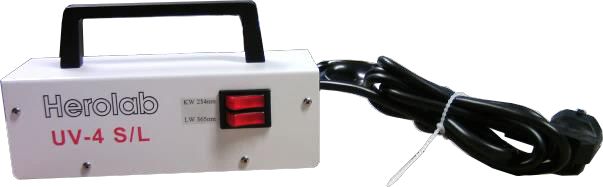 UV-Analysis-Hand Lamp 220-240 V, SL, 254 + 365 nm