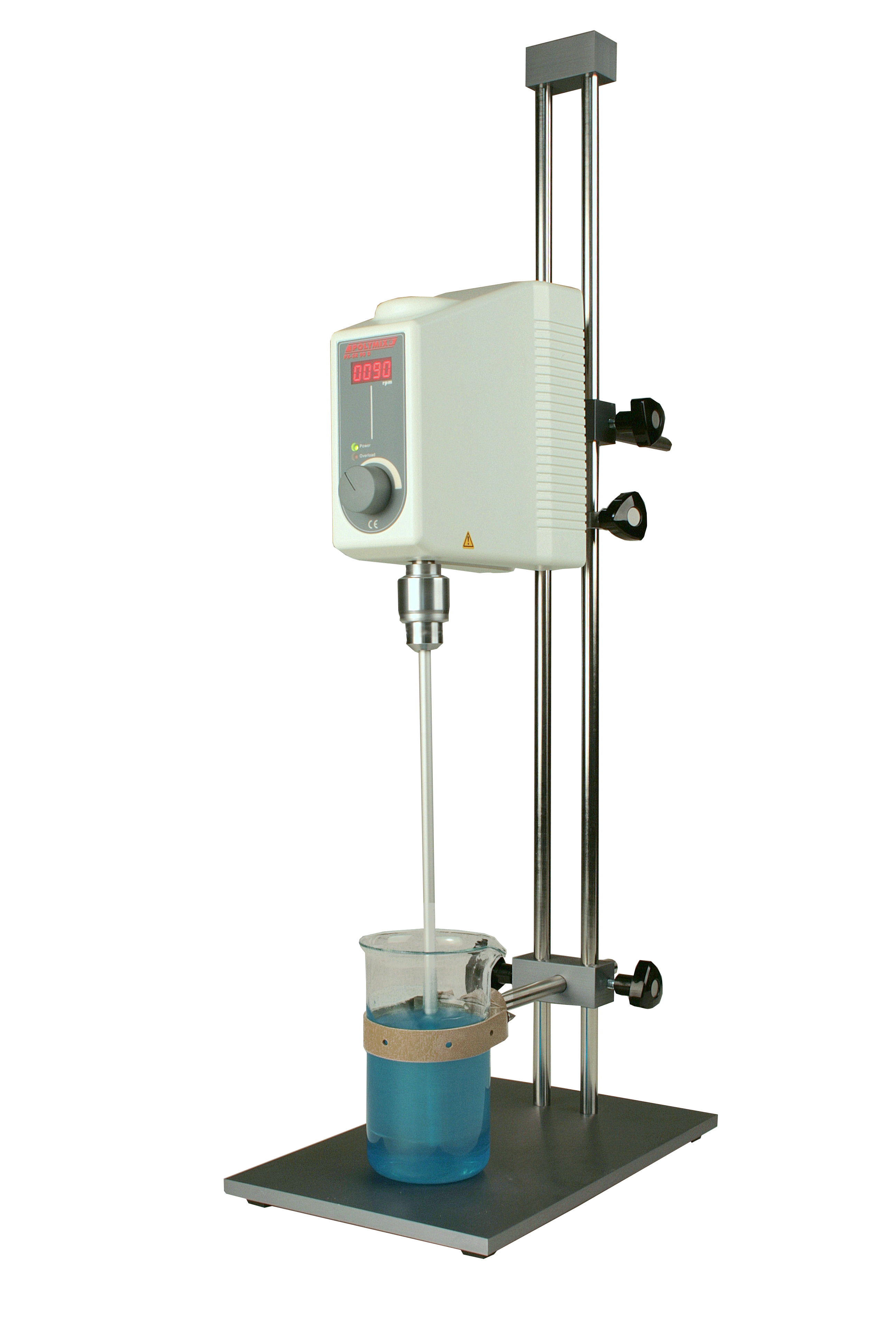 PX-HT KD 100, Overhead Stirrer, Package with stand, drive and vessel holder, high viscosity stirrer