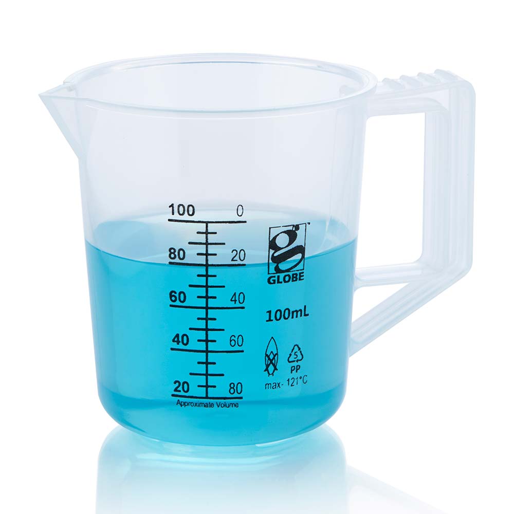 Diamond® Essentials™ PP Griffin Style Beakers with Handle