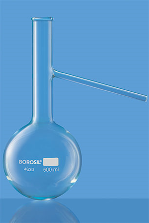 DISTILLING FLASK With Side Arm