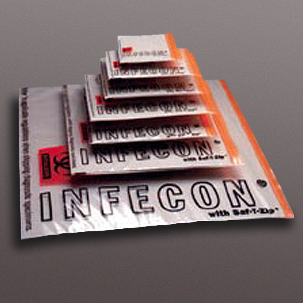 Infecon® Liquid Tight Biohazard Specimen Transport Bags