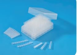 Racked 8 Tubes Strip without cap sterile