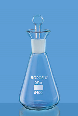 IODINE FLASK With I/C Glass Stopper