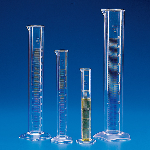 Graduated Cylinders, Polymethylpentene, Molded Graduations