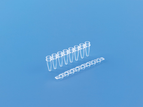 MAXIAMP™ PCR TUBE STRIP + CAP - LOW PROFILE, CLEAR, DOME-0.1 ml