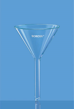 GLASS FILTER FUNNEL Short Stem
