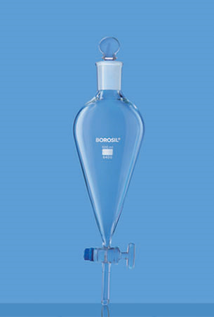 SEPARATING FUNNEL, PEAR SHAPE