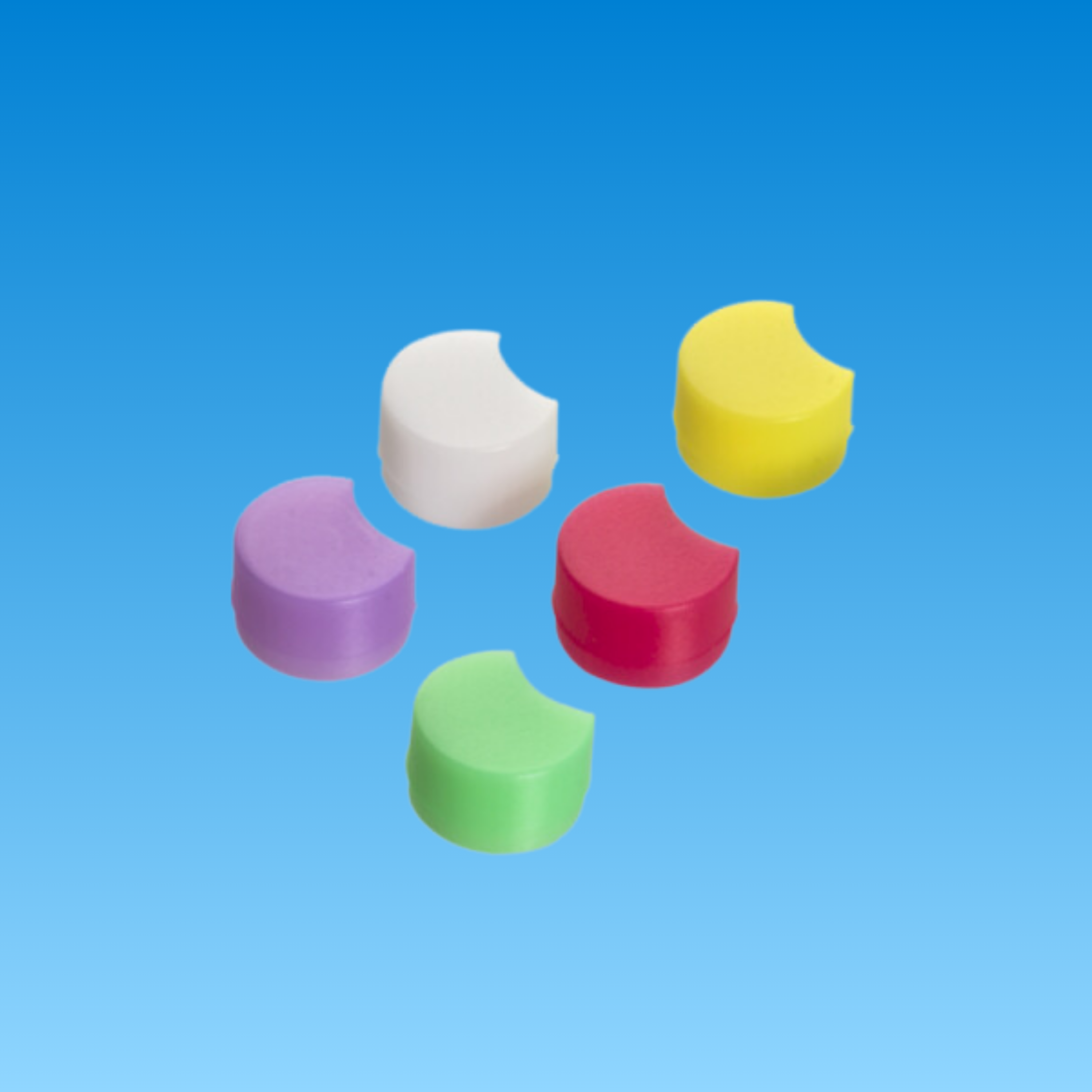 Colour-coded inserts for CryoPure tubes colour mix 100 piece(s)/bag