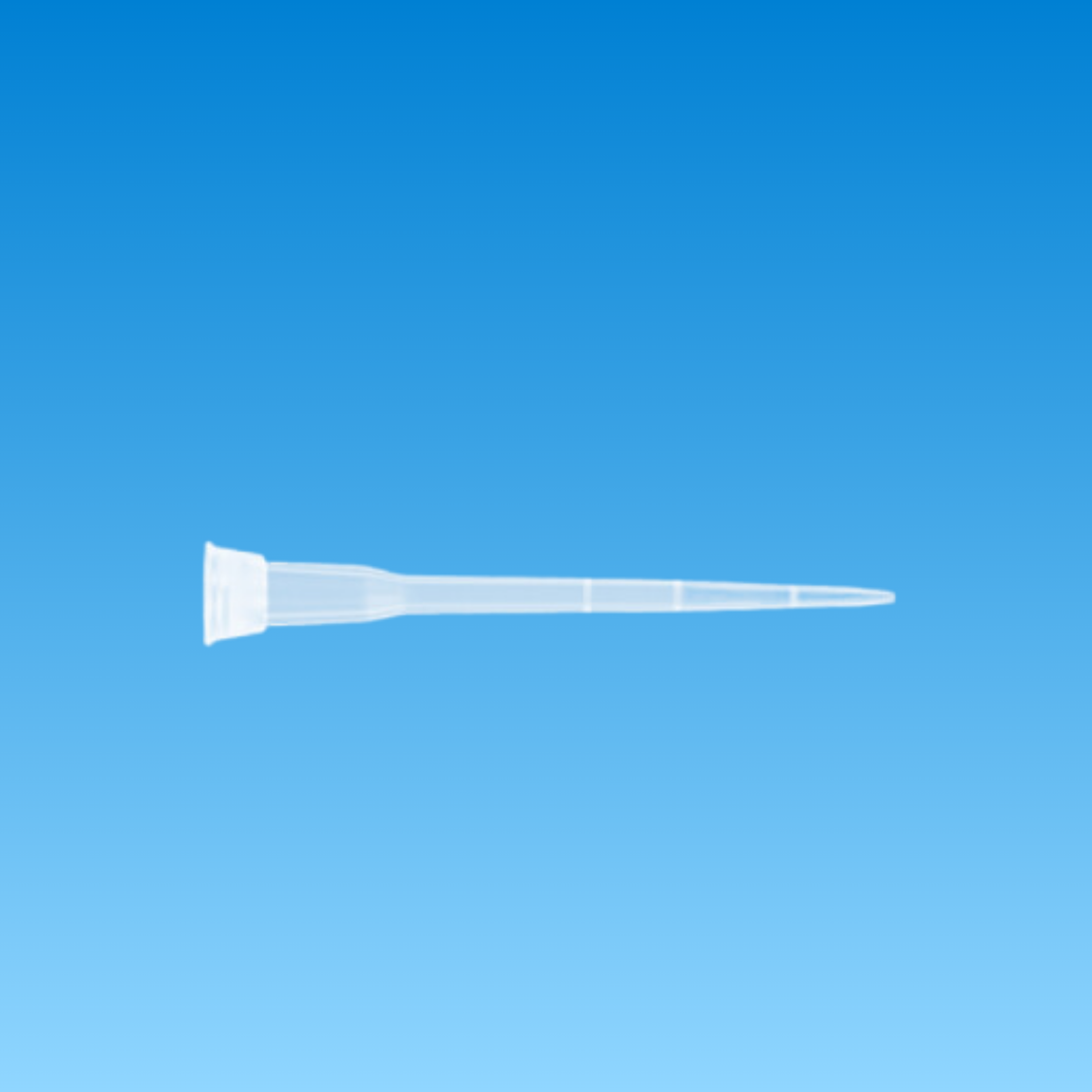 Pipette tip working volume: 20 µl transparent filling level rings 