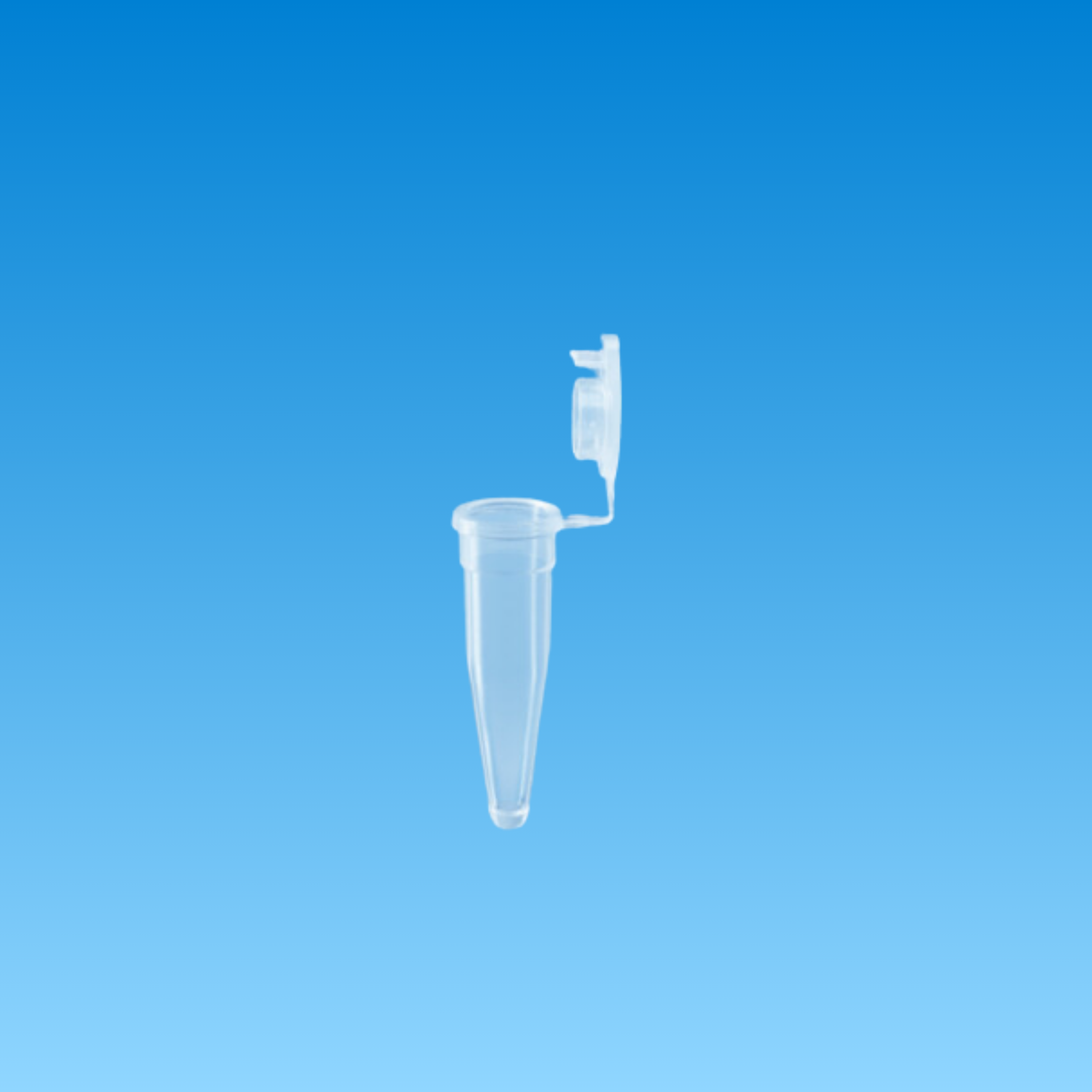 PCR single tube 0.2 ml PCR Performance Tested transparent material: