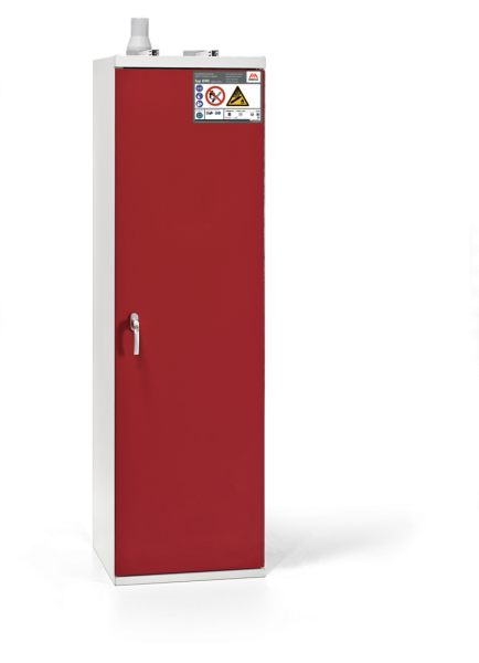 Gas cylinder storage cabinet