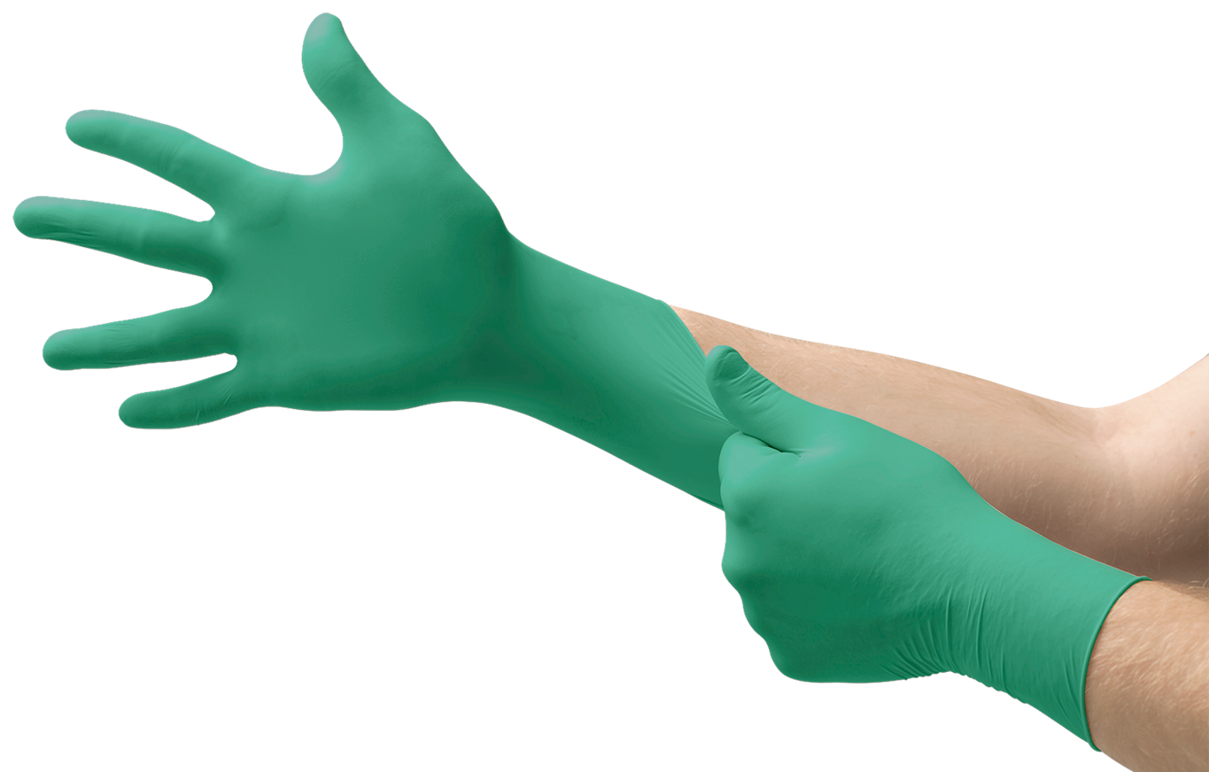 Gloves TNT Disposable Nitrile Size Small Green (10box/ctn)