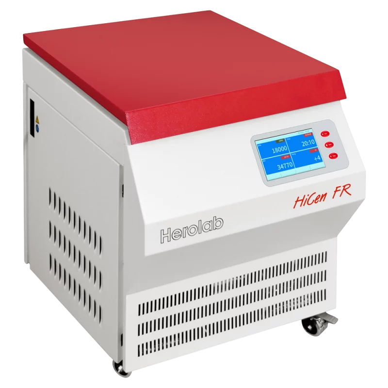 HiCen FR, Refrigerated Floor Model Centrifuge with Touch Screen
