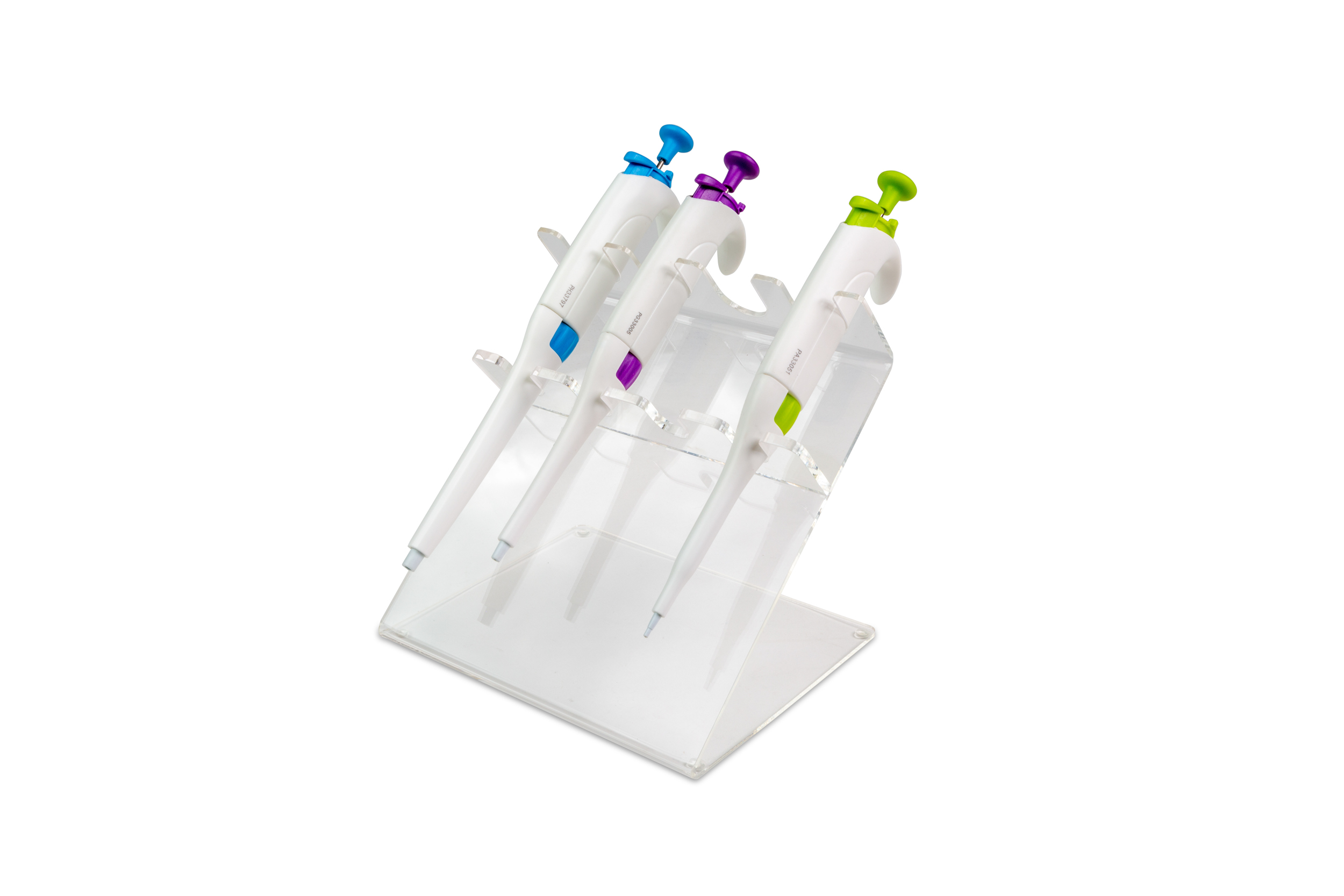 4-PLACE PIPETTE STAND, Clear 
