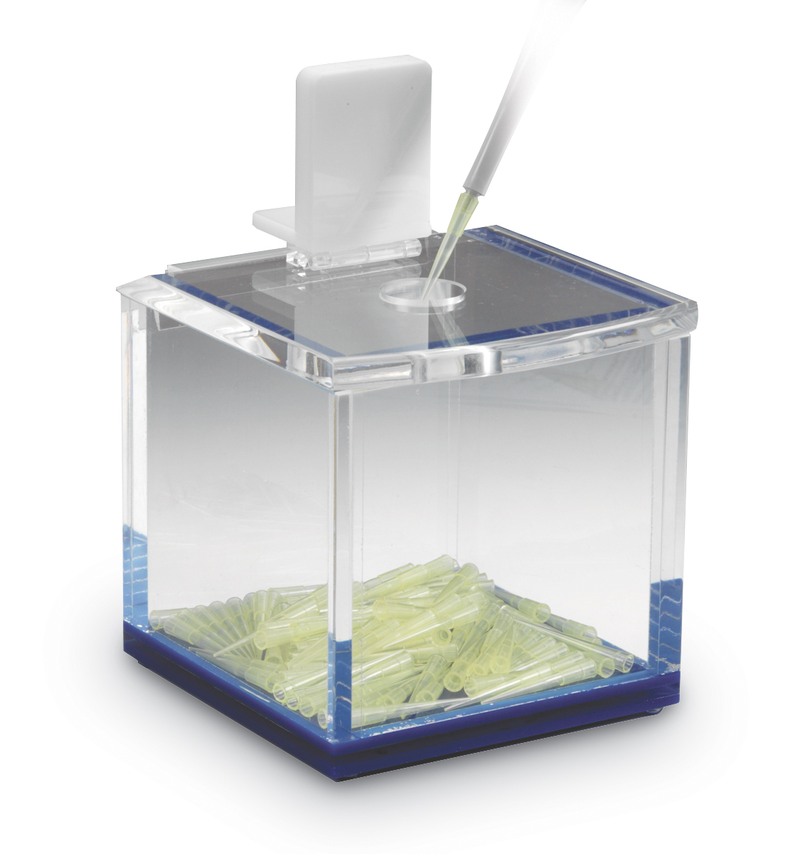 PIPETTE TIP DISPOSAL BOX, Clear 