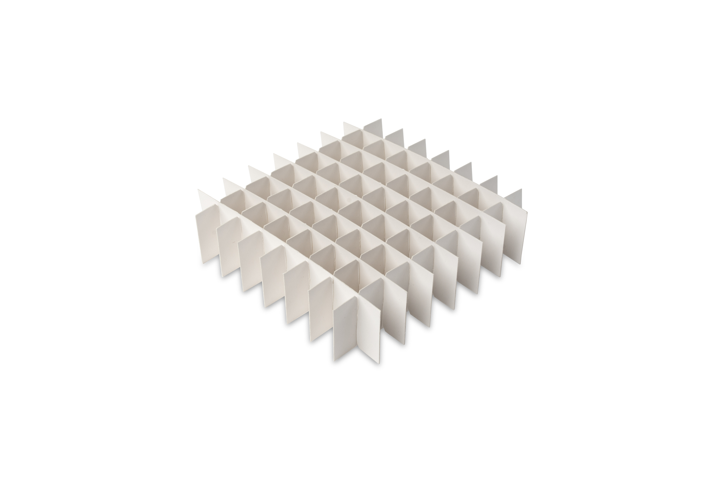 CRYOGENIC VIAL BOX PARTITIONS, 64 Well (8 x 8), White
