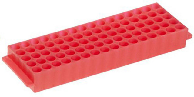 80-Well Microtube Rack, Pink