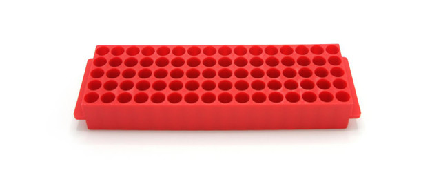 80-Well Microtube Rack, Red