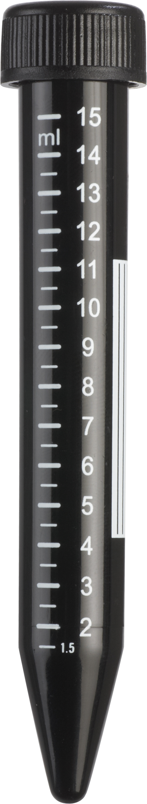 Conical Tube 15mL Bulk Wrap Sterile, Black