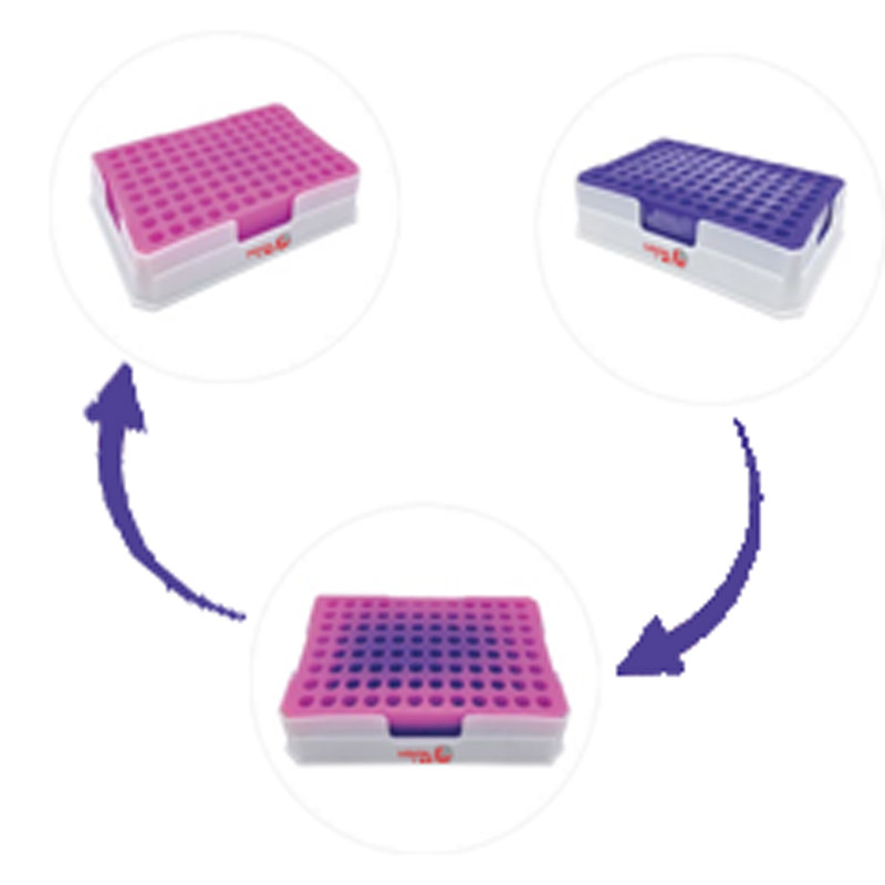 0.2ml liquid indicator cooler (purple to pink)