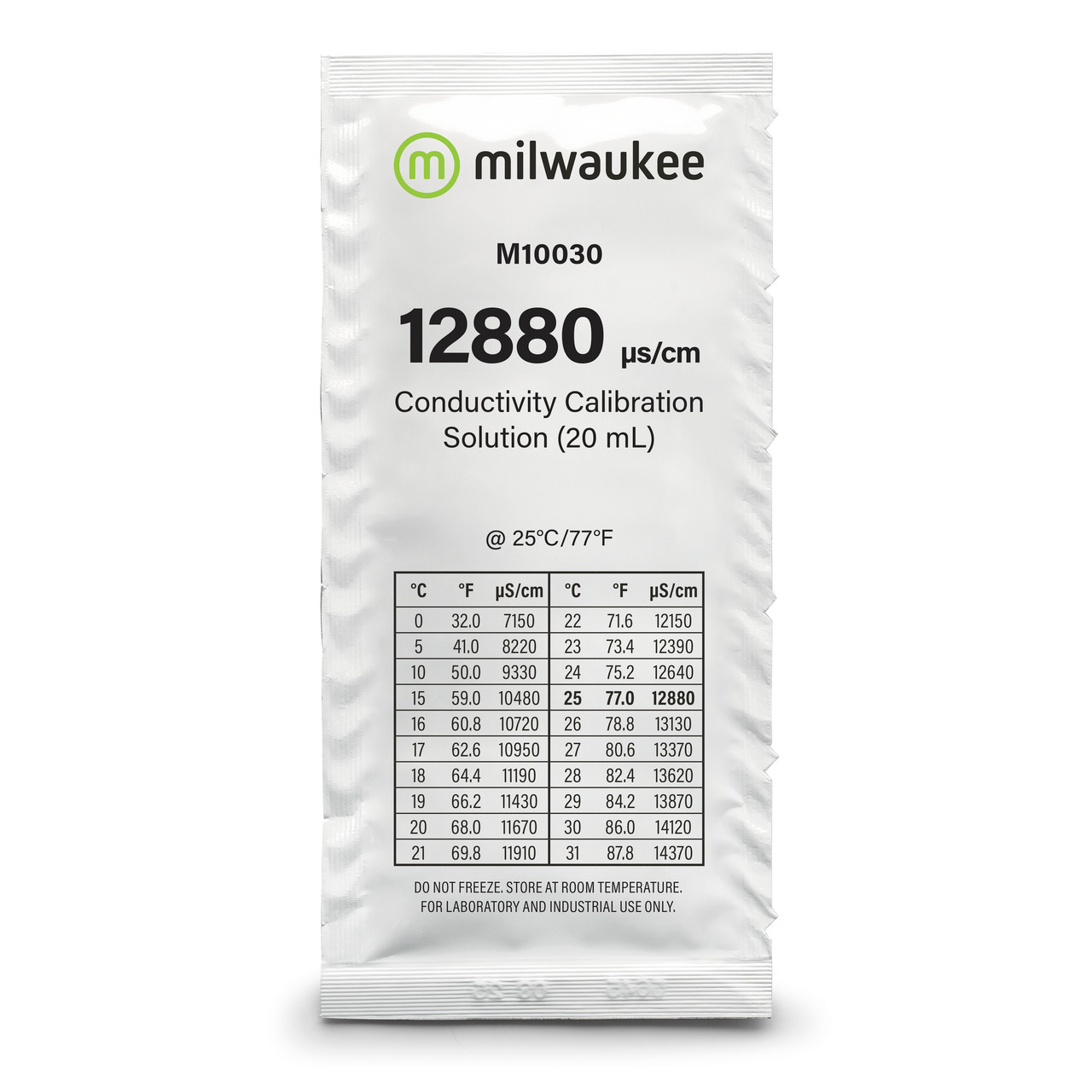 Milwaukee M10030B 12880 µS/cm Conductivity Calibration Solution Sachets (25)
