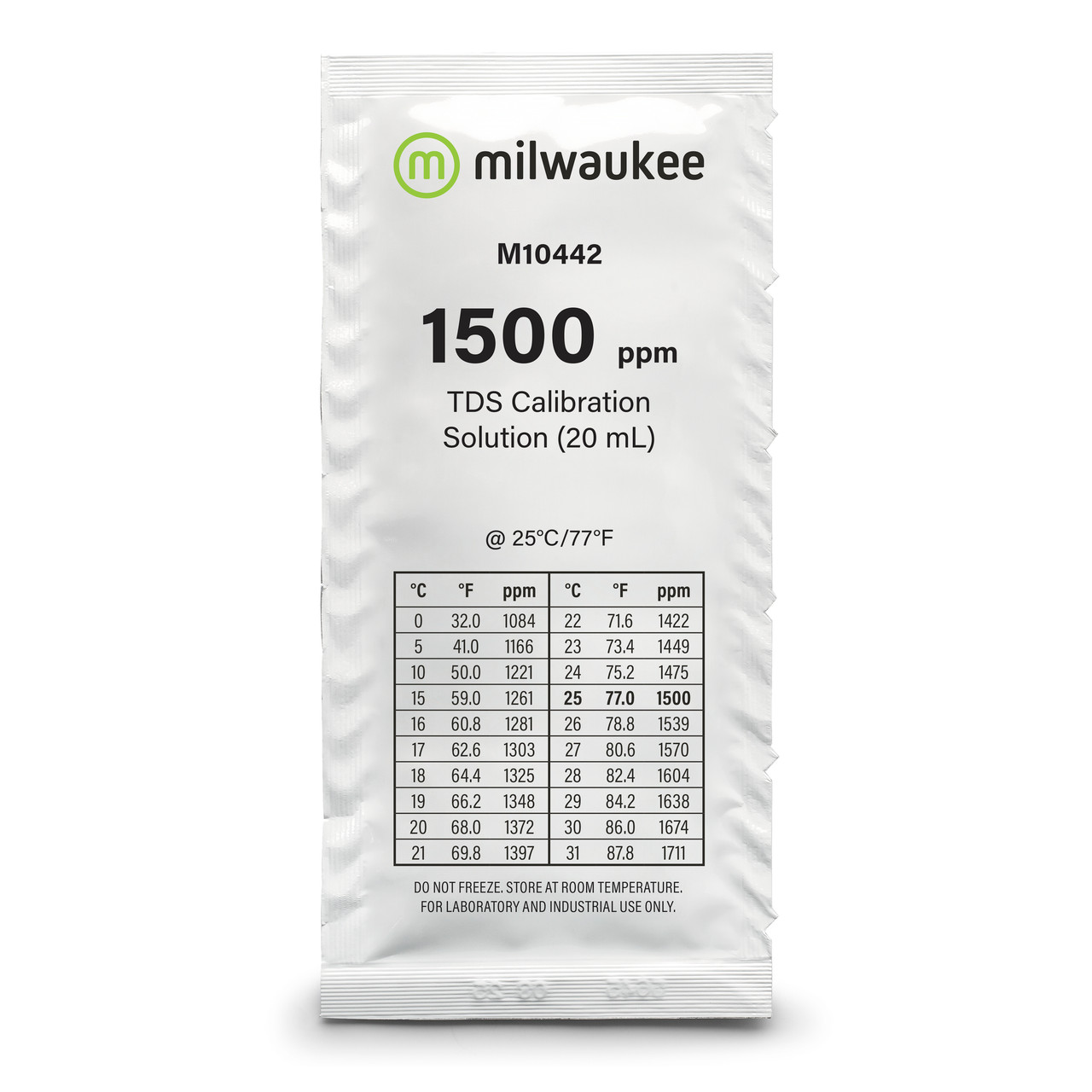 Milwaukee M10442 1500 ppm TDS Solution Sachets (25)
