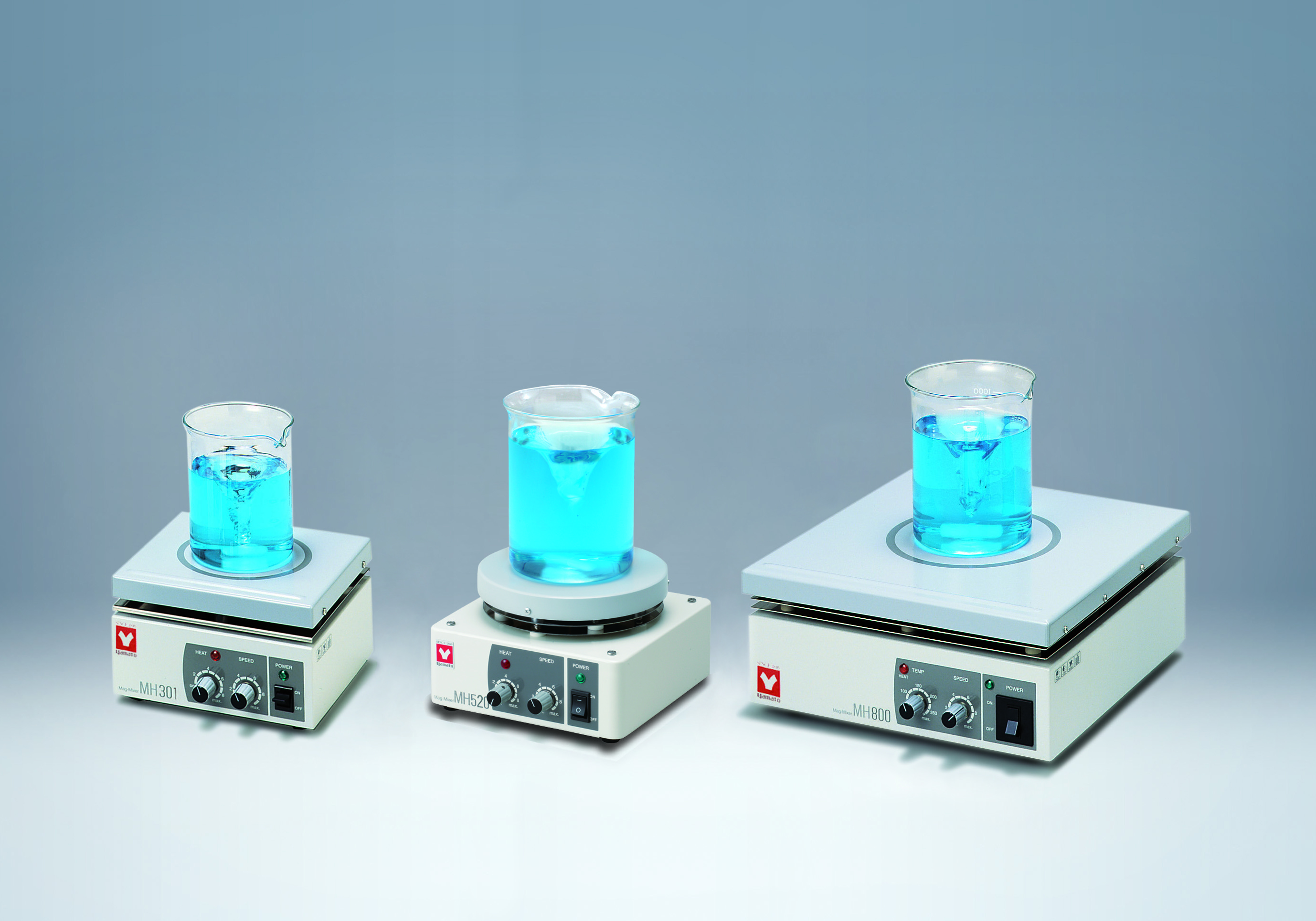 Magnetic mixer with hot plate (hot stirrer)