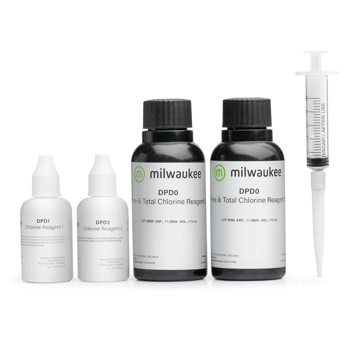 Milwaukee MI513-045 Reagents for High Range Free & Total Chlorine Photometer
