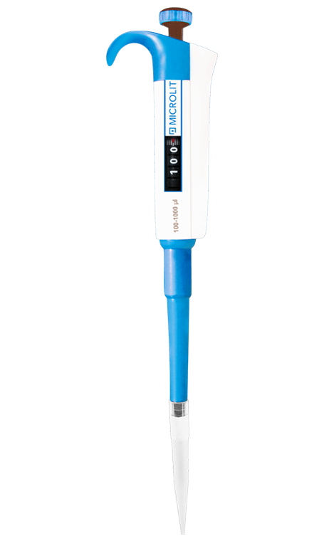 SLP Single Channel Variable Volume Micropipette , Fully Autoclavable, 10 -  100 μl  Volume Range