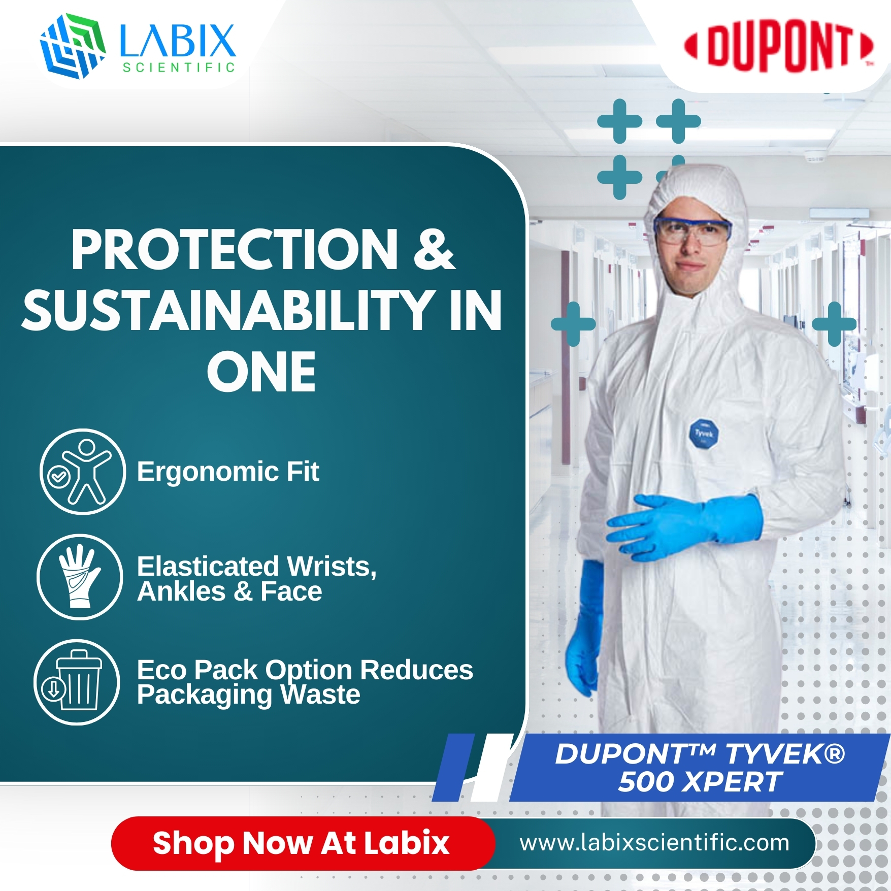 DuPontTM Tyvek® 500 Xpert : Protection & Sustainability in One!