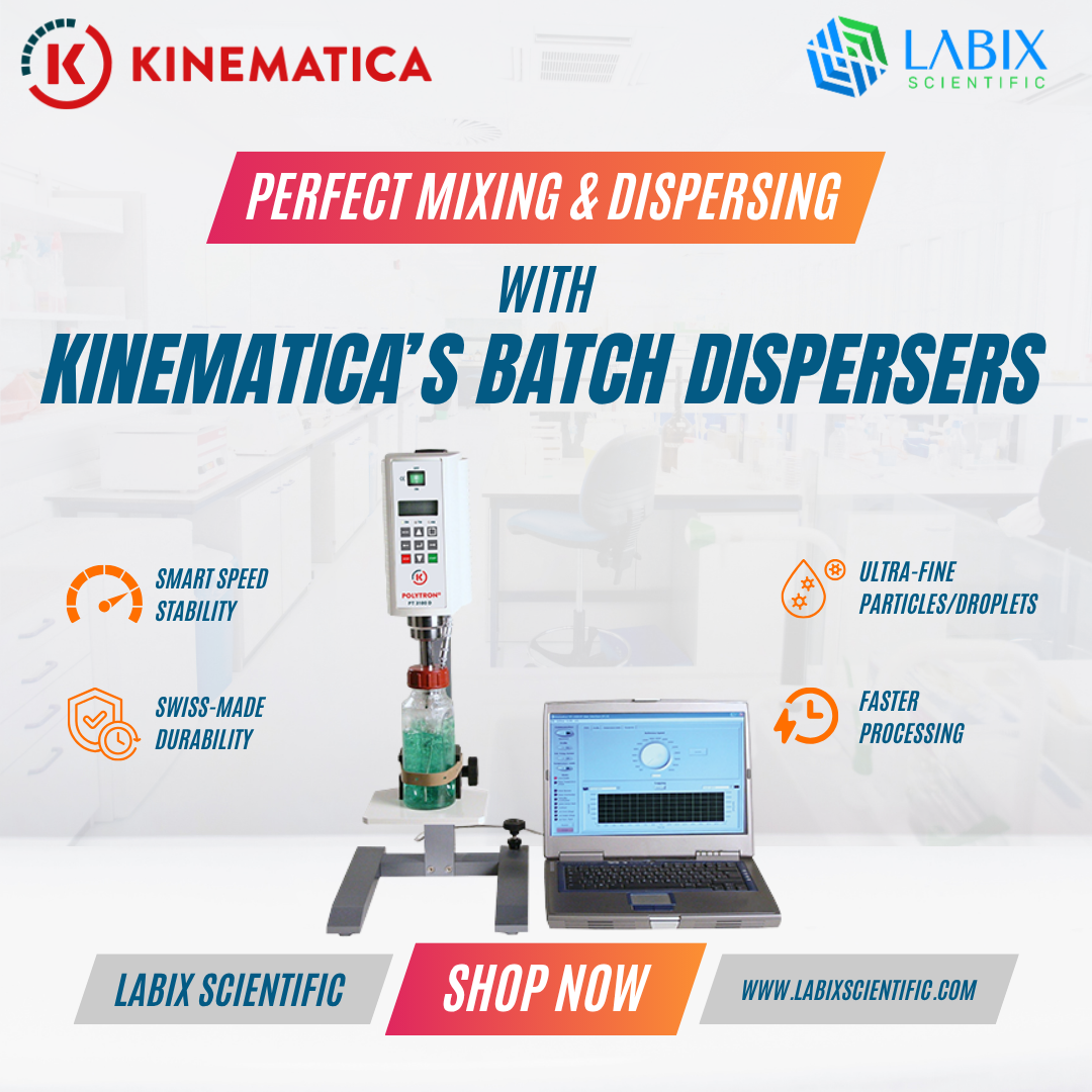 Achieve Perfect Mixing & Dispersing with Kinematica Batch Dispersers !